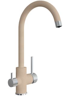 Смеситель для кухни Florentina Клио с подключением под фильтр песочный